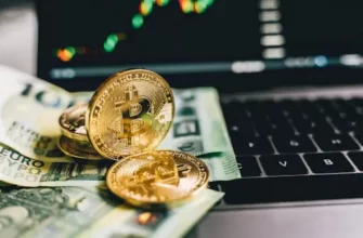 Bitcoin en plataforma de trading