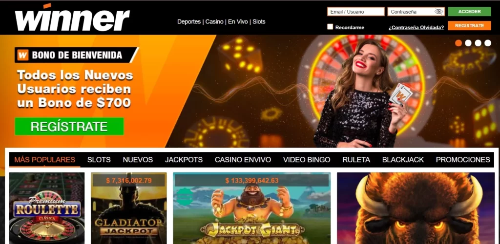 el casino Winner casino el línea número uno en México