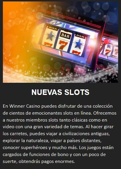 Tragamonedas (Slots) winner casino